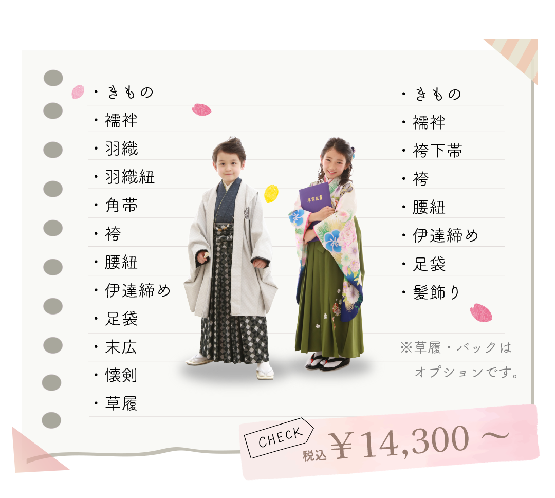 フルセットプランは、税込14,000円~ご案内しております。