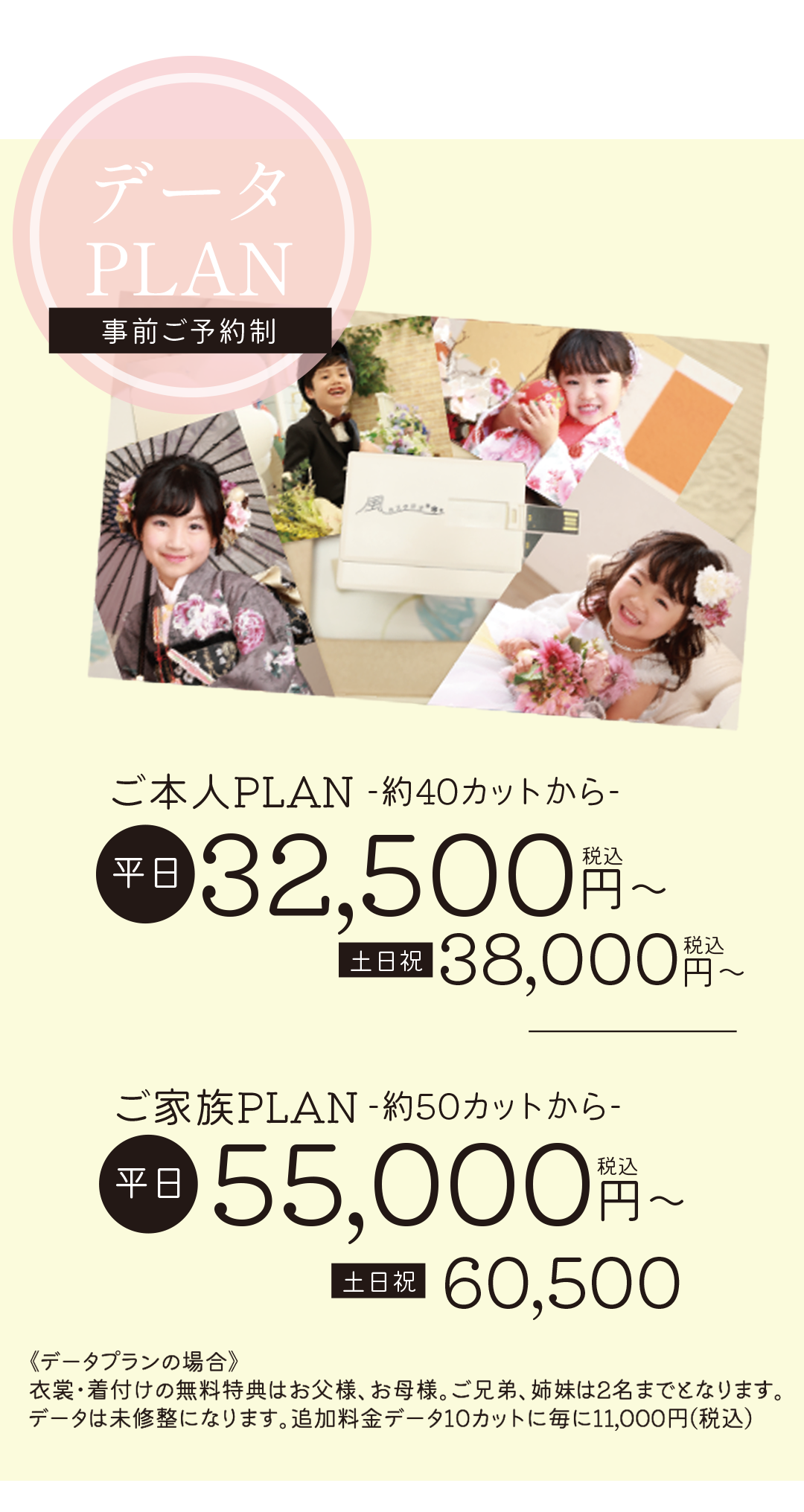 データプラン32500円～