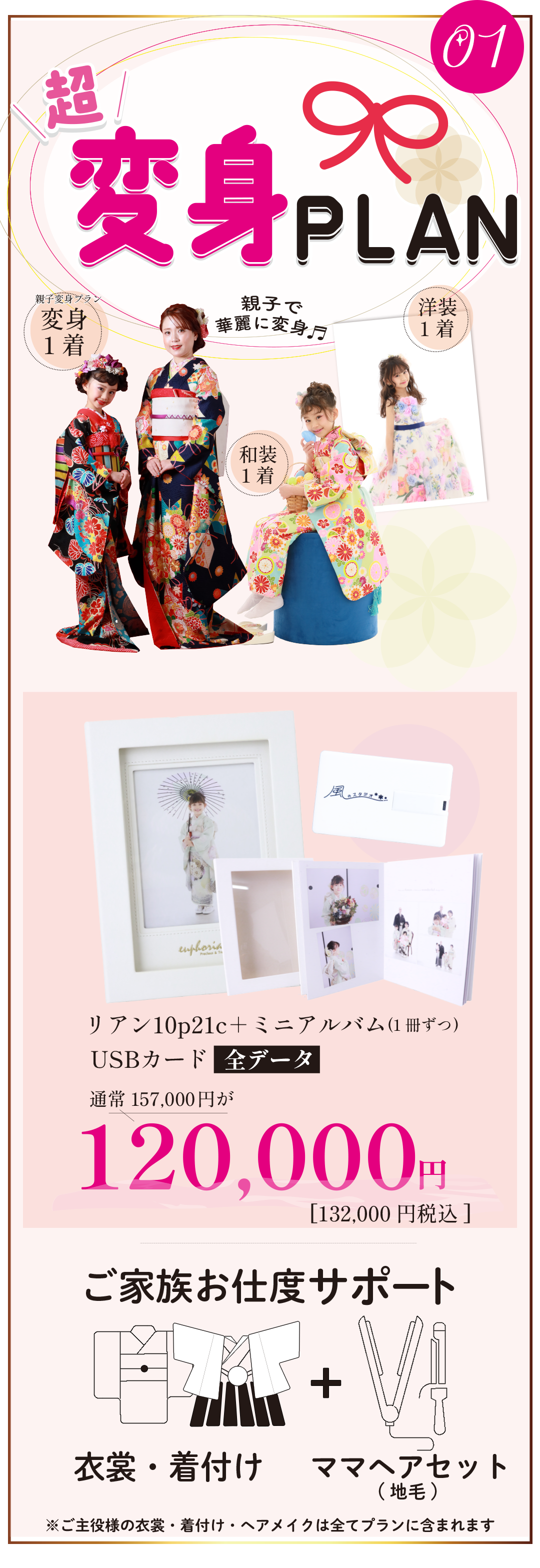 超変身プラン　120000円