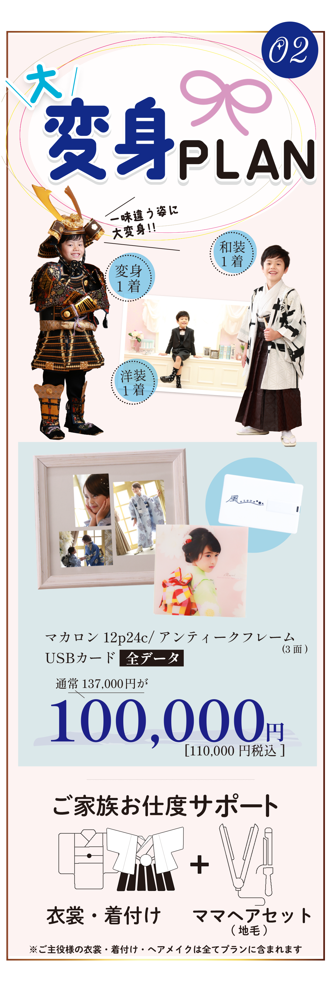 大変身プラン　100000円